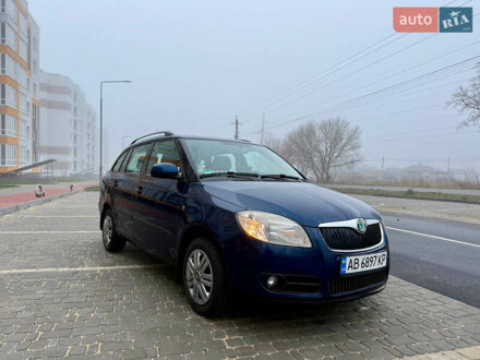 Синий Шкода Фабия, объемом двигателя 1.6 л и пробегом 238 тыс. км за 6999 $, фото 1 на Automoto.ua