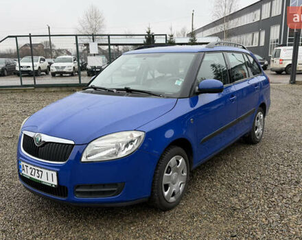 Синий Шкода Фабия, объемом двигателя 1.2 л и пробегом 214 тыс. км за 4999 $, фото 1 на Automoto.ua