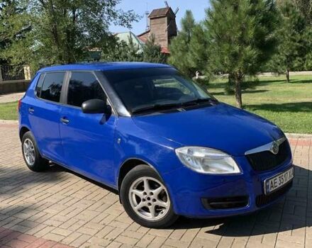 Синий Шкода Фабия, объемом двигателя 1.2 л и пробегом 123 тыс. км за 3300 $, фото 1 на Automoto.ua