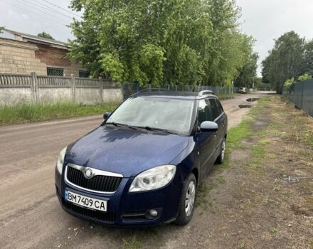 Синий Шкода Фабия, объемом двигателя 1.6 л и пробегом 220 тыс. км за 4500 $, фото 1 на Automoto.ua