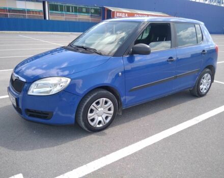 Синий Шкода Фабия, объемом двигателя 1.2 л и пробегом 190 тыс. км за 4400 $, фото 1 на Automoto.ua