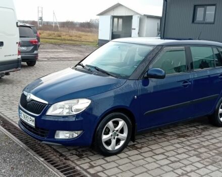 Синий Шкода Фабия, объемом двигателя 1.2 л и пробегом 222 тыс. км за 4500 $, фото 1 на Automoto.ua