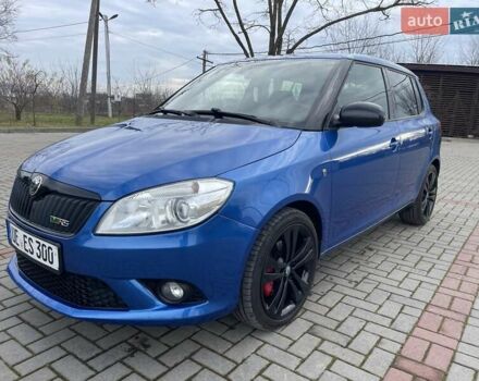 Синий Шкода Фабия, объемом двигателя 1.4 л и пробегом 142 тыс. км за 7899 $, фото 1 на Automoto.ua