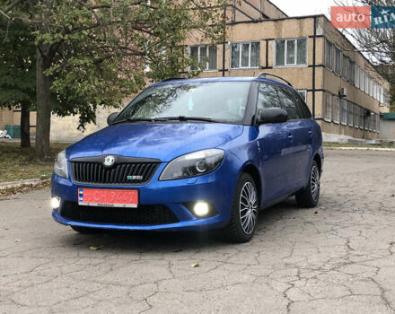 Синій Шкода Фабія, об'ємом двигуна 1.4 л та пробігом 139 тис. км за 8500 $, фото 1 на Automoto.ua