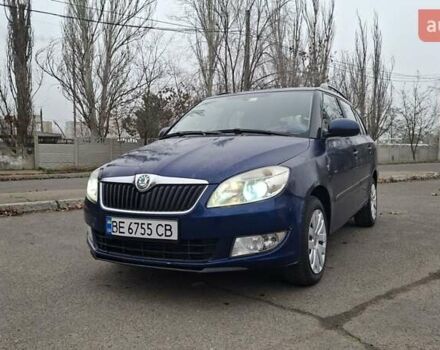 Синий Шкода Фабия, объемом двигателя 1.2 л и пробегом 212 тыс. км за 5000 $, фото 1 на Automoto.ua