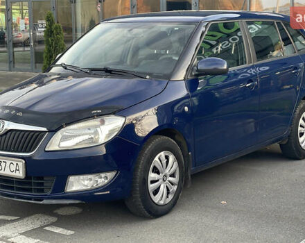 Синий Шкода Фабия, объемом двигателя 1.6 л и пробегом 312 тыс. км за 5700 $, фото 1 на Automoto.ua