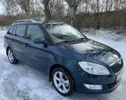 Синий Шкода Фабия, объемом двигателя 1.2 л и пробегом 270 тыс. км за 6500 $, фото 1 на Automoto.ua