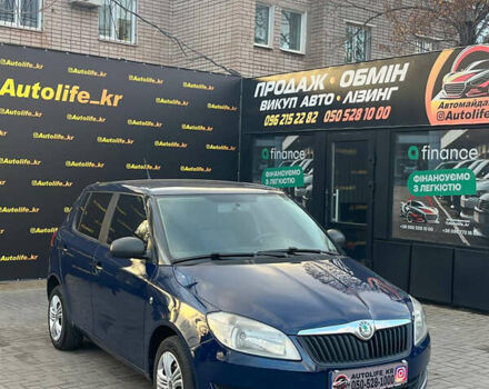 Синий Шкода Фабия, объемом двигателя 1.6 л и пробегом 240 тыс. км за 5900 $, фото 1 на Automoto.ua
