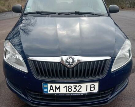 Синий Шкода Фабия, объемом двигателя 1.2 л и пробегом 133 тыс. км за 6200 $, фото 1 на Automoto.ua