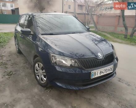 Синий Шкода Фабия, объемом двигателя 1 л и пробегом 143 тыс. км за 6500 $, фото 1 на Automoto.ua