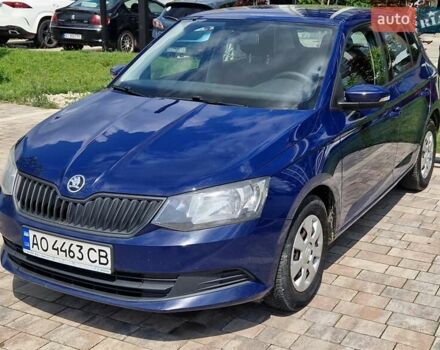 Синий Шкода Фабия, объемом двигателя 1.2 л и пробегом 155 тыс. км за 6500 $, фото 1 на Automoto.ua