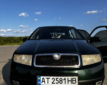 Зеленый Шкода Фабия, объемом двигателя 1.4 л и пробегом 262 тыс. км за 2350 $, фото 2 на Automoto.ua