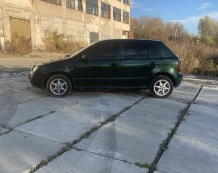 Зеленый Шкода Фабия, объемом двигателя 1.4 л и пробегом 469 тыс. км за 3550 $, фото 2 на Automoto.ua