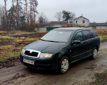 Зелений Шкода Фабія, об'ємом двигуна 1.4 л та пробігом 239 тис. км за 2850 $, фото 1 на Automoto.ua
