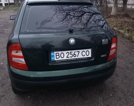 Зеленый Шкода Фабия, объемом двигателя 1.2 л и пробегом 185 тыс. км за 3250 $, фото 1 на Automoto.ua