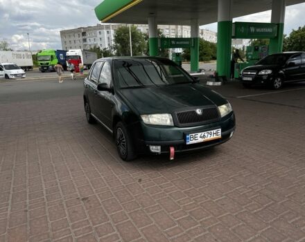 Зеленый Шкода Фабия, объемом двигателя 1.2 л и пробегом 214 тыс. км за 2650 $, фото 3 на Automoto.ua