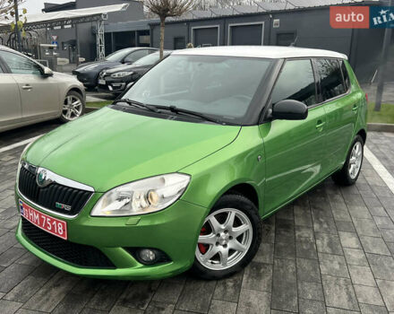 Зеленый Шкода Фабия, объемом двигателя 1.4 л и пробегом 144 тыс. км за 9200 $, фото 15 на Automoto.ua