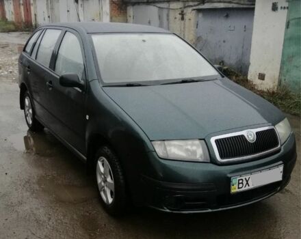 Зелений Шкода Фабія, об'ємом двигуна 1.4 л та пробігом 117 тис. км за 3200 $, фото 3 на Automoto.ua