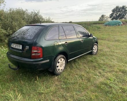 Зеленый Шкода Фабия, объемом двигателя 1.4 л и пробегом 280 тыс. км за 3200 $, фото 3 на Automoto.ua