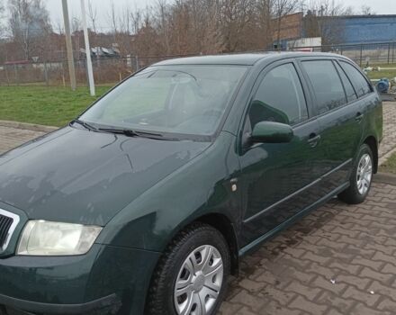 Зеленый Шкода Фабия, объемом двигателя 1.4 л и пробегом 270 тыс. км за 3600 $, фото 1 на Automoto.ua