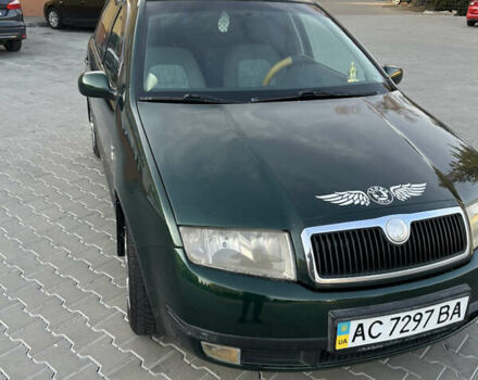 Зеленый Шкода Фабия, объемом двигателя 1.4 л и пробегом 338 тыс. км за 2600 $, фото 2 на Automoto.ua