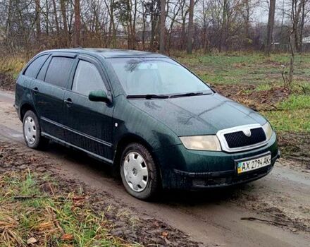 Зеленый Шкода Фабия, объемом двигателя 1.4 л и пробегом 239 тыс. км за 2850 $, фото 3 на Automoto.ua