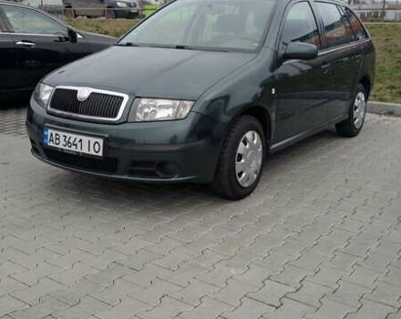 Зеленый Шкода Фабия, объемом двигателя 1.39 л и пробегом 230 тыс. км за 3800 $, фото 1 на Automoto.ua