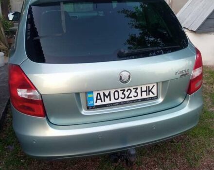Зеленый Шкода Фабия, объемом двигателя 1.2 л и пробегом 152 тыс. км за 4600 $, фото 11 на Automoto.ua
