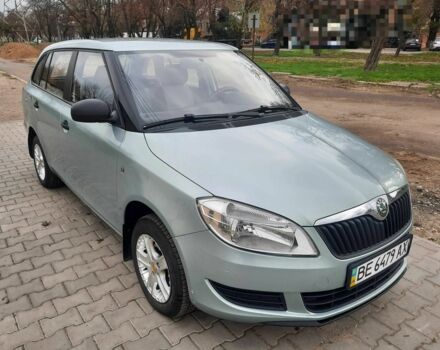 Зеленый Шкода Фабия, объемом двигателя 1.2 л и пробегом 168 тыс. км за 4400 $, фото 1 на Automoto.ua