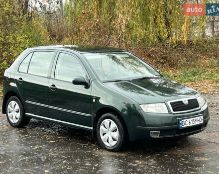 Зеленый Шкода Фабия, объемом двигателя 1.4 л и пробегом 298 тыс. км за 2950 $, фото 1 на Automoto.ua