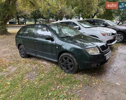 Зеленый Шкода Фабия, объемом двигателя 1.39 л и пробегом 253 тыс. км за 2600 $, фото 1 на Automoto.ua
