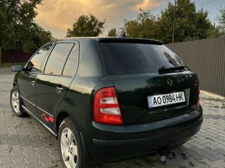 Зеленый Шкода Фабия, объемом двигателя 1.4 л и пробегом 197 тыс. км за 3850 $, фото 1 на Automoto.ua
