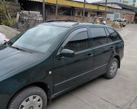 Зеленый Шкода Фабия, объемом двигателя 1.4 л и пробегом 289 тыс. км за 2800 $, фото 1 на Automoto.ua