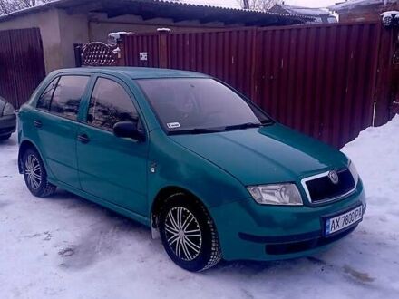 Зеленый Шкода Фабия, объемом двигателя 1.4 л и пробегом 238 тыс. км за 3700 $, фото 1 на Automoto.ua