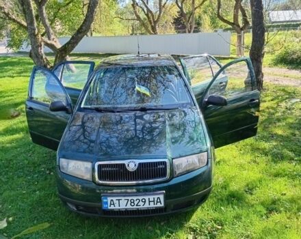 Зеленый Шкода Фабия, объемом двигателя 1.4 л и пробегом 278 тыс. км за 3100 $, фото 1 на Automoto.ua