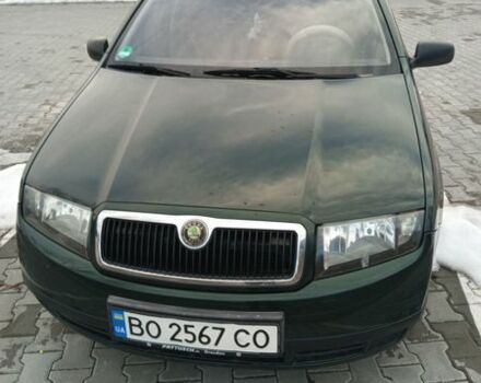 Зеленый Шкода Фабия, объемом двигателя 1.2 л и пробегом 187 тыс. км за 3100 $, фото 1 на Automoto.ua