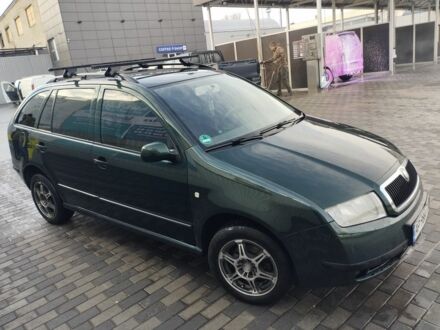 Зеленый Шкода Фабия, объемом двигателя 1.4 л и пробегом 228 тыс. км за 3400 $, фото 1 на Automoto.ua