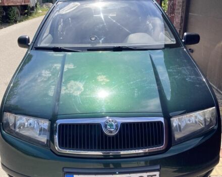 Зеленый Шкода Фабия, объемом двигателя 1.4 л и пробегом 112 тыс. км за 4200 $, фото 1 на Automoto.ua