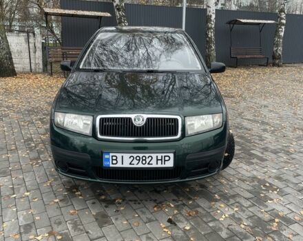 Зеленый Шкода Фабия, объемом двигателя 1.2 л и пробегом 200 тыс. км за 2700 $, фото 1 на Automoto.ua