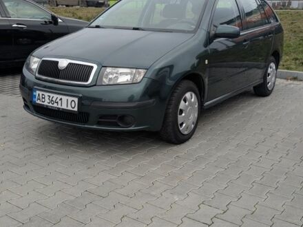 Зеленый Шкода Фабия, объемом двигателя 1.4 л и пробегом 230 тыс. км за 3800 $, фото 1 на Automoto.ua