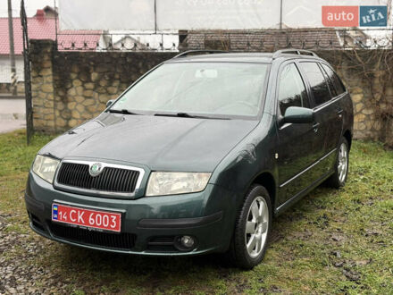 Зелений Шкода Фабія, об'ємом двигуна 1.39 л та пробігом 265 тис. км за 4700 $, фото 1 на Automoto.ua