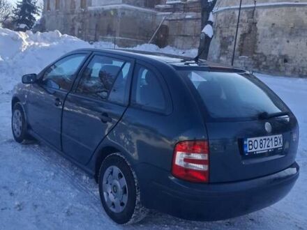 Зеленый Шкода Фабия, объемом двигателя 1.4 л и пробегом 203 тыс. км за 5100 $, фото 1 на Automoto.ua