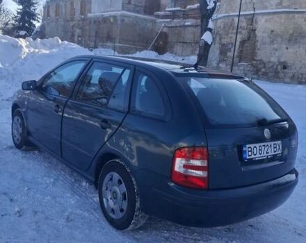 Зеленый Шкода Фабия, объемом двигателя 1.4 л и пробегом 203 тыс. км за 5100 $, фото 1 на Automoto.ua