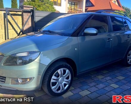 Зеленый Шкода Фабия, объемом двигателя 1.4 л и пробегом 190 тыс. км за 6900 $, фото 1 на Automoto.ua