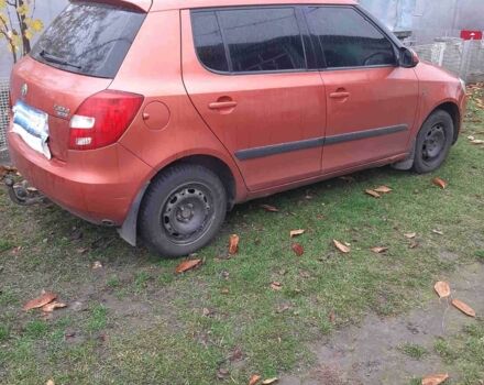 Оранжевый Шкода Фабия, объемом двигателя 1.4 л и пробегом 247 тыс. км за 3490 $, фото 4 на Automoto.ua