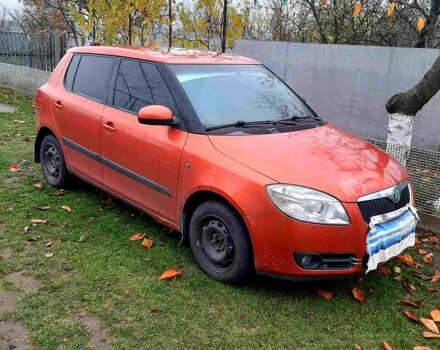 Оранжевый Шкода Фабия, объемом двигателя 1.4 л и пробегом 247 тыс. км за 3490 $, фото 2 на Automoto.ua