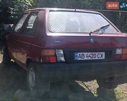 Красный Шкода Фаворит, объемом двигателя 1.29 л и пробегом 278 тыс. км за 200 $, фото 2 на Automoto.ua