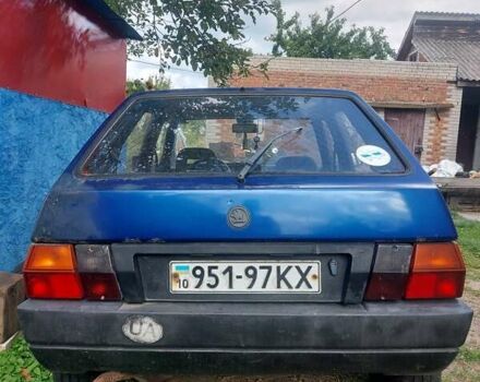 Синий Шкода Фаворит, объемом двигателя 1.3 л и пробегом 300 тыс. км за 400 $, фото 3 на Automoto.ua