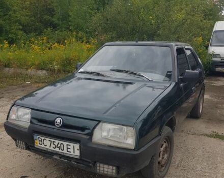 Зеленый Шкода Фаворит, объемом двигателя 1.3 л и пробегом 197 тыс. км за 500 $, фото 1 на Automoto.ua