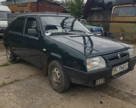 Зеленый Шкода Фаворит, объемом двигателя 1.3 л и пробегом 197 тыс. км за 500 $, фото 3 на Automoto.ua